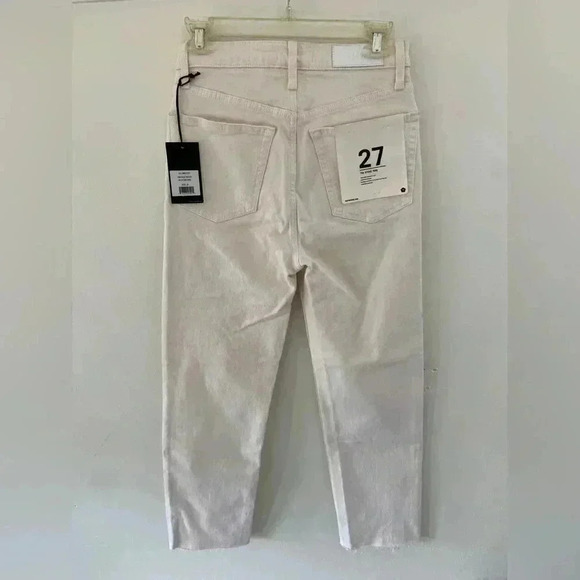 NWT Redone 70s stove pipe jeans Vintage White size 27 - Picture 4 of 4